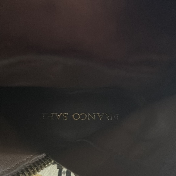 Franco Sarto Brown Leather Boots Zip Up Closed Toe Size 6M Women’s Knee High - Picture 11 of 15